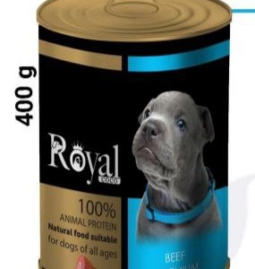 کنسرو سگ 400گرمی گوشت رویال کوکو