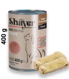 کنسرو سیرابی 400گرمی سگ شایر