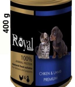 کنسرو بچه گربه و توله سگ رویال کوکو